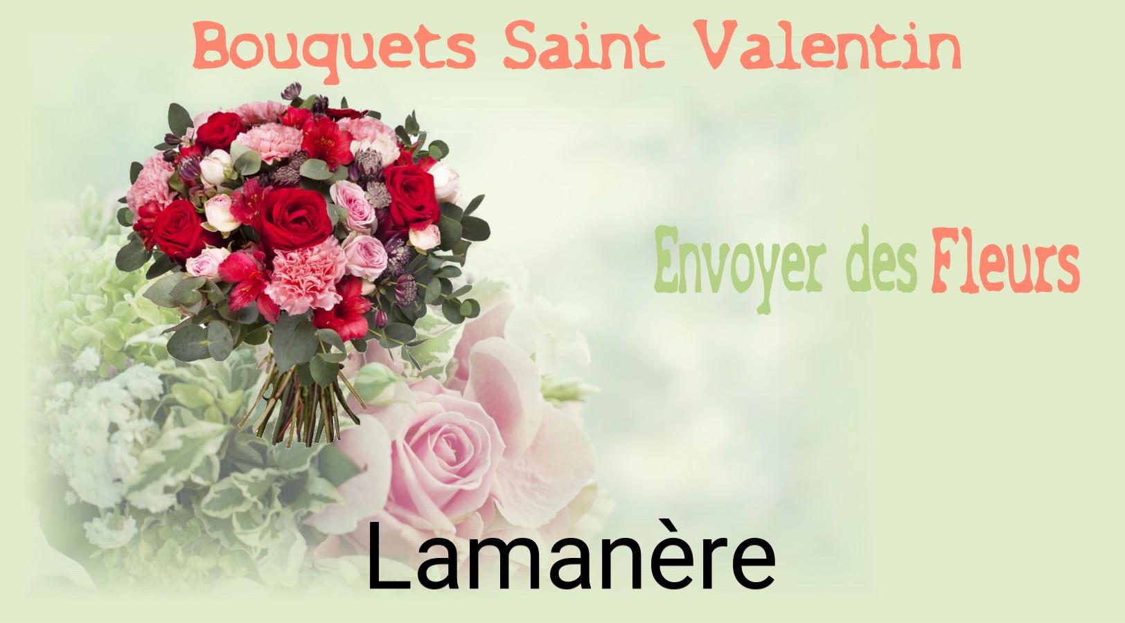 Roses de Saint-Valentin livrées à Lamanère